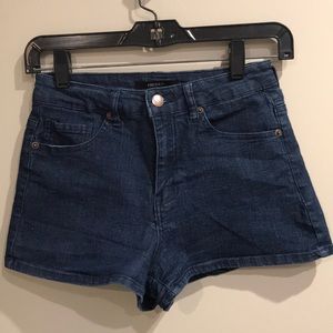 Dark Jean Shorts